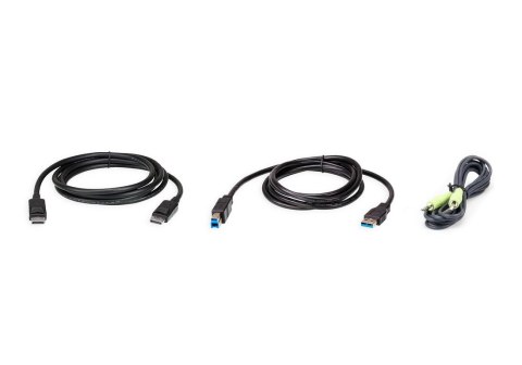 ATEN 2L-7D02UDPX3 kabel KVM Czarny 1,8 m