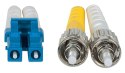 Intellinet 516952 kabel optyczny 3 m LC ST OS2 Żółty