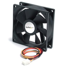 StarTech FAN6X2TX3 system chłodzenia komputerów Obudowa komputera Wentylator 6 cm Czarny