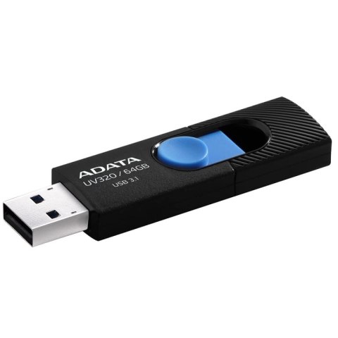 ADATA UV320 pamięć USB 64 GB USB Typu-A 3.2 Gen 1 (3.1 Gen 1) Czarny, Niebieski