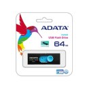 ADATA UV320 pamięć USB 64 GB USB Typu-A 3.2 Gen 1 (3.1 Gen 1) Czarny, Niebieski