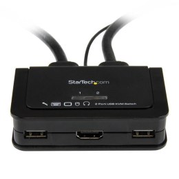 StarTech.com SV211HDUA przełącznik KVM Czarny