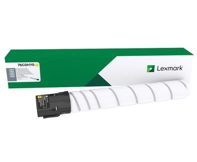 Lexmark 76C0HY0 kaseta z tonerem 1 szt. Oryginalny Żółty