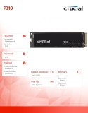 Crucial Dysk SSD P310 2TB M.2 NVMe PCIe 4.0 2280 7100/6000