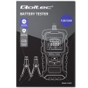 Qoltec Cyfrowy tester akumulatora z wyświetlaczem LCD | 12V | 24V | 3Ah-400Ah