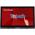 Viewsonic TD1630-3 monitor komputerowy 39,6 cm (15.6") 1366 x 768 px HD LCD Ekran dotykowy Przeznaczony dla wielu użytkowników C