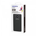 Adata Powerbank P20000QCD 20000mAh Czarny QC/PD