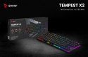 Savio Klawiatura mechaniczna RGB Tempest X2 Outemu Brown