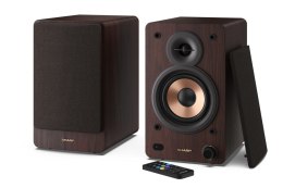 Sharp BOOKSHELF SPEAKERS głośnik 2-drożny Brązowy Przewodowy i Bezprzewodowy 60 W