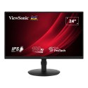 Viewsonic VA VA2408-HDJ monitor komputerowy 61 cm (24") 1920 x 1080 px Full HD LED Czarny