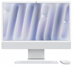 Apple IMac 24 cale: M4 10/10, 16GB, 512GB SSD - Srebrny