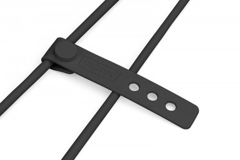 Digitus Kabel połączeniowy silikonowy USB-A - USB-C, USB 2.0 60W, 0,5m Czarny