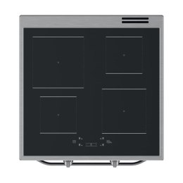 Hotpoint HS68IQ8CHX/E Kuchenka wolnostojąca Prąd elektryczny Płyta indukcyjna strefowa Stal nierdzewna A