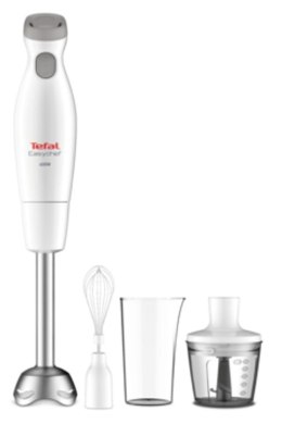 Tefal HB453 0,5 l Blender stołowy 450 W Szary, Stal nierdzewna, Biały