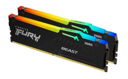 KINGSTON DDR5 32GB 6000MT/s CL30 DIMM (Kit of 2) FURY Beast RGB XMP