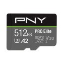 PNY Karta pamięci MicroSDXC Elite 512GB P-SDUX512U3100PRO-GE