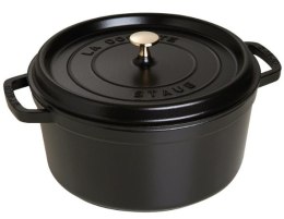 Garnek żeliwny okrągły STAUB 40500-281-0 - czarny 6.7 ltr