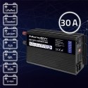 QOLTEC ŁADOWARKA DO AKUMULATORÓW LIFEPO4 AGM GEL SLA | 30A | 12V