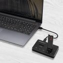 QOLTEC STACJA DOKUJĄCA DYSKÓW SSD M.2 | NVME | SATA | USB-C | DUAL 2 X 2TB