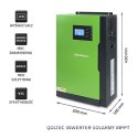 QOLTEC INWERTER SOLARNY HYBRYDOWY OFF-GRID 3,5KW | 100A | 24V | MPPT | SINUS