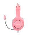 KRUGER & MATZ SŁUCHAWKI NAUSZNE GAMER KIDS PINK