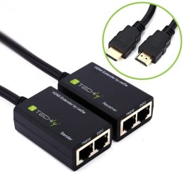 Techly IDATA EXT-E30D rozgałęziacz telewizyjny HDMI