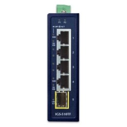 Switch PLANET IGS-510TF (4X 1GB BASE-T, 1X 1GB SFP)