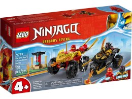 LEGO Ninjago 71789 Bitwa samochodowo-motocyklowa między Kaiem a Rasem