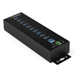 StarTech.com HB30A10AME huby i koncentratory USB 3.2 Gen 1 (3.1 Gen 1) Type-B 5000 Mbit/s Czarny