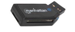 Manhattan 101677 czytnik kart USB 2.0 Czarny