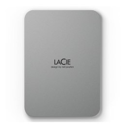 Seagate Lacie Mobile Drive zewnętrzny dysk twarde 1 TB USB Type-C 3.2 Gen 1 (3.1 Gen 1) Srebrny