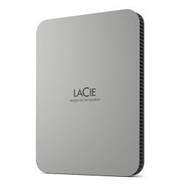 Seagate Lacie Mobile Drive zewnętrzny dysk twarde 1 TB USB Type-C 3.2 Gen 1 (3.1 Gen 1) Srebrny