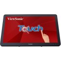 Viewsonic TD2430 monitor komputerowy 59,9 cm (23.6") 1920 x 1080 px Full HD LCD Ekran dotykowy Przeznaczony dla wielu użytkownik