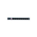 Techly Listwa zasilająca Rack 19 cali 1U 250V/16A, 8xSCHUKO, 3m