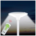 POWERNEED SOLARNA LAMPA ULICZNA UFO 2000LM, LED X48, PANEL SOLARNY 18.5W, CZUJNIK RUCHU I ZMIERZCHOWY, PILOT, SREBRNA, SLL12