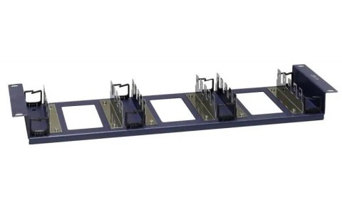 EmiterNet Panel 19" na 9 złączy telefonicznych (2U) niebieski