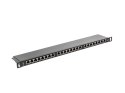 Patch panel Lanberg PPS6-0024-B (0.5U; kat. 6)