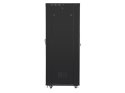 LANBERG SZAFA STOJĄCA RACK 19" 42U 600X1000 DRZWI SZKLANE LCD CZARNA FF01-6042-12BL (FLAT PACK)