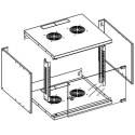 TECHLY SZAFKA WISZĄCA ECO 19 6U/450MM ZMONTOWANA SZARA 022229