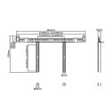 MACLEAN UCHWYT NA SOUNDBAR DO TV MAX 10KG MC-843