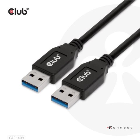 CLUB3D CAC-1409 kabel USB USB 3.2 Gen 2 (3.1 Gen 2) 0,5 m USB A Czarny