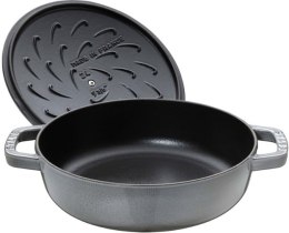 Głęboka patelnia z pokrywką STAUB 28 cm 40511-470-0