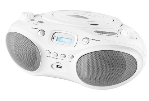 Radioodtwarzacz JVC RD-E661W-DAB Boombox white (WYPRZEDAŻ)