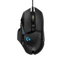 Mysz Logitech G502 Gaming HERO EU 910-005471 (optyczna; 16000 DPI; kolor czarny)