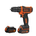 Black & Decker BDCDD12KB-QW wiertło Zamek centralny Czarny, Pomarańczowy