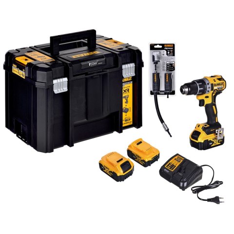 Wkrętarka akumulatorowa 18V + końcówka kątowa do bitów DCD791P3A DEWALT