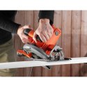 Black & Decker CS1550-QS przenośna pilarka tarczowa 19 cm Czarny, Pomarańczowy 5500 RPM 1500 W