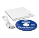 Nagrywarka zewnętrzna DVD -/+ R/RW Slim USB Hitachi-LG GP57EW40 (biała)