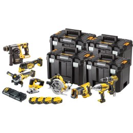 DEWALT.ZESTAW COMBO 18V DCK865P4T (DCD796, DCF899H, DCS367, DCH273, DCS334, DCG405, DCS355, DCS570) 4x5,0Ah 4xTSTAK