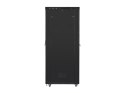 LANBERG SZAFAS TOJĄCA RACK 19" 47U 800X1200 DRZWI SZKLANE LCD CZARNA FF01-8247-12BL